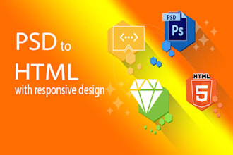 design modern responsive website with HTML css bootstrap 5
