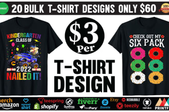 do random bulk t shirt designs and trendy t shirts design