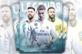 design sports poster,wallpaper for you