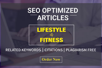 write beauty, fitness, and health blogs and articles
