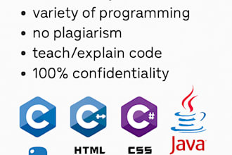 your coding assignments in c, java, python and more