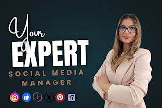 be your social media manager and instagram content creator