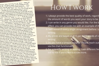 write you a short story of any genre you choose