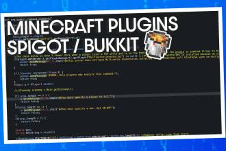 make a minecraft server plugin