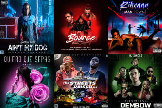 design a professional album cover or single cover