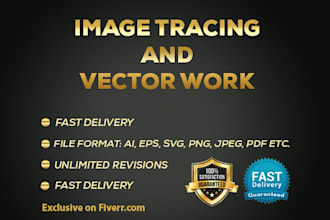 recreate, redesign and vectorize your image  perfectly