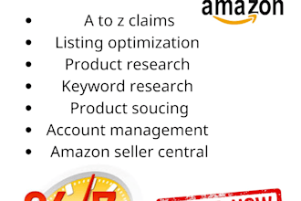 be your expert amazon virtual assistant