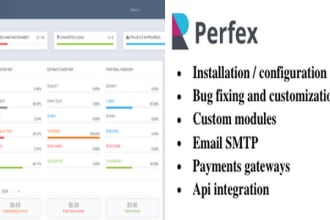 customize perfex CRM and develop its module