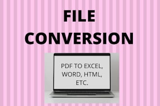 convert your files to your required format