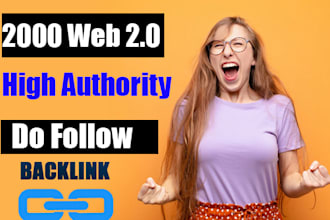 2000 high dofollow backlinks