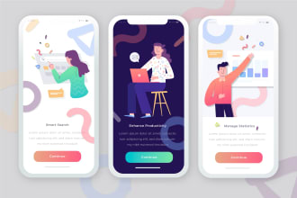 develop mobile app for android and ios using flutter