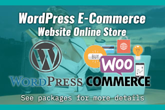 wordpress ecommerce website shop online woocommerce shopping store web developer