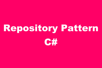 develop repository pattern using dot net core