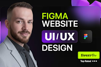 deliver a professional website design and UI UX in figma
