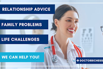 solve your relationship and life problems as counselor