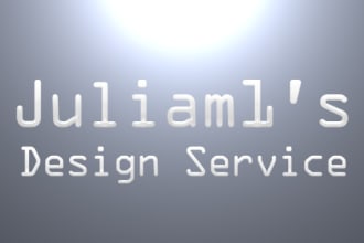 create you a logo,flyer,banner,header,footer or maybe a call to action buttom