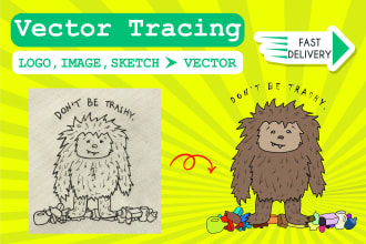 convert image to vector, vectorize logo, vector tracing