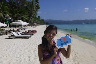 create a testimonial video on Boracay White Beach