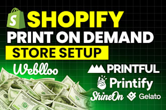 build print on demand shopify store, shopify print on demand, shopify pod store