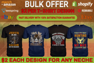 do creative custom and bulk  t shirt design for your business