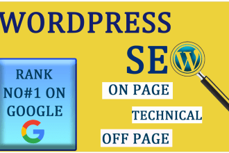 do complete wordpress onpage SEO technical and yoast search optimization