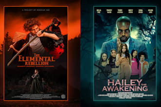 design professional movie poster