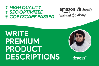 write premium product descriptions