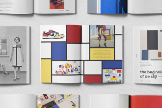 design awesome page layout for magazine, ebook, etc