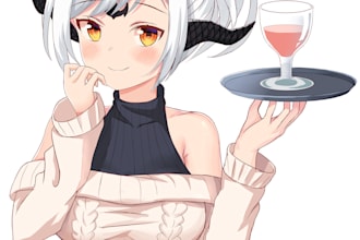 draw cute anime girl for you
