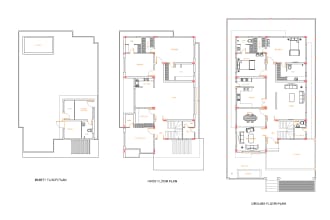make floor plan, architecture, working drawings in autocad