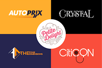 do modern minimalist food, technical, business logo design