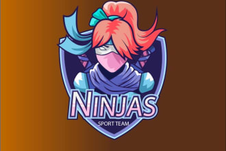 create esports, discord, twitch, gaming logo