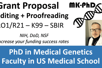 edit and proofread your grant application