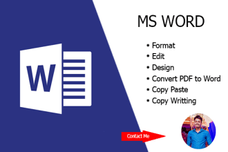 do microsoft word document formatting, creating and editing