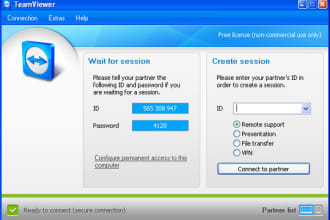 clean and install a free anti virus on your pc remotely