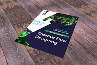 design unique and creative flyers for business