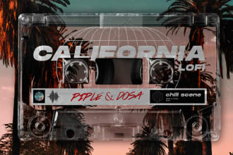 make cassette style artwork for album covers, song art, social media