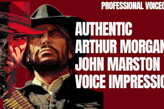 do an arthur morgan rdr2 voice impression