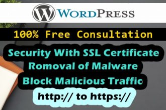 secure wordpress site from hackers, malware, bugs and issues