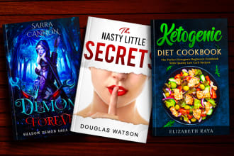 design professional ebook cover, kindle cover or book cover