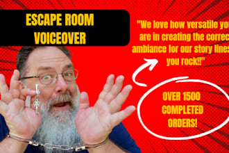 record a professional intro for your escape room