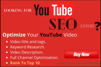 do best youtube SEO to increase your video ranking