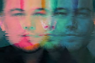 create glitch art with you or your friends photo