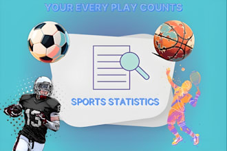 provide stats for your sports game or match