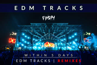 produce edm tracks and remixes