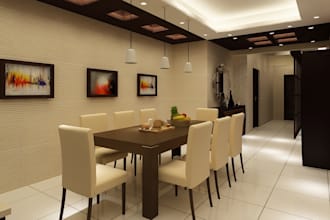 do interior design with 3d realistic render