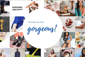 curate a beautiful feed for your instagram account