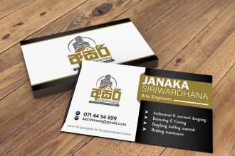 do construction business card design visiting  and stationery