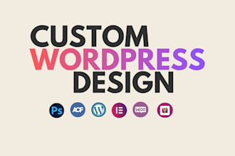 convert PSD to wordpress elementor website design