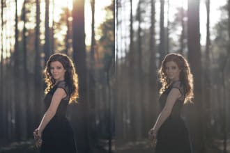do image color grading and color correction in photoshop
